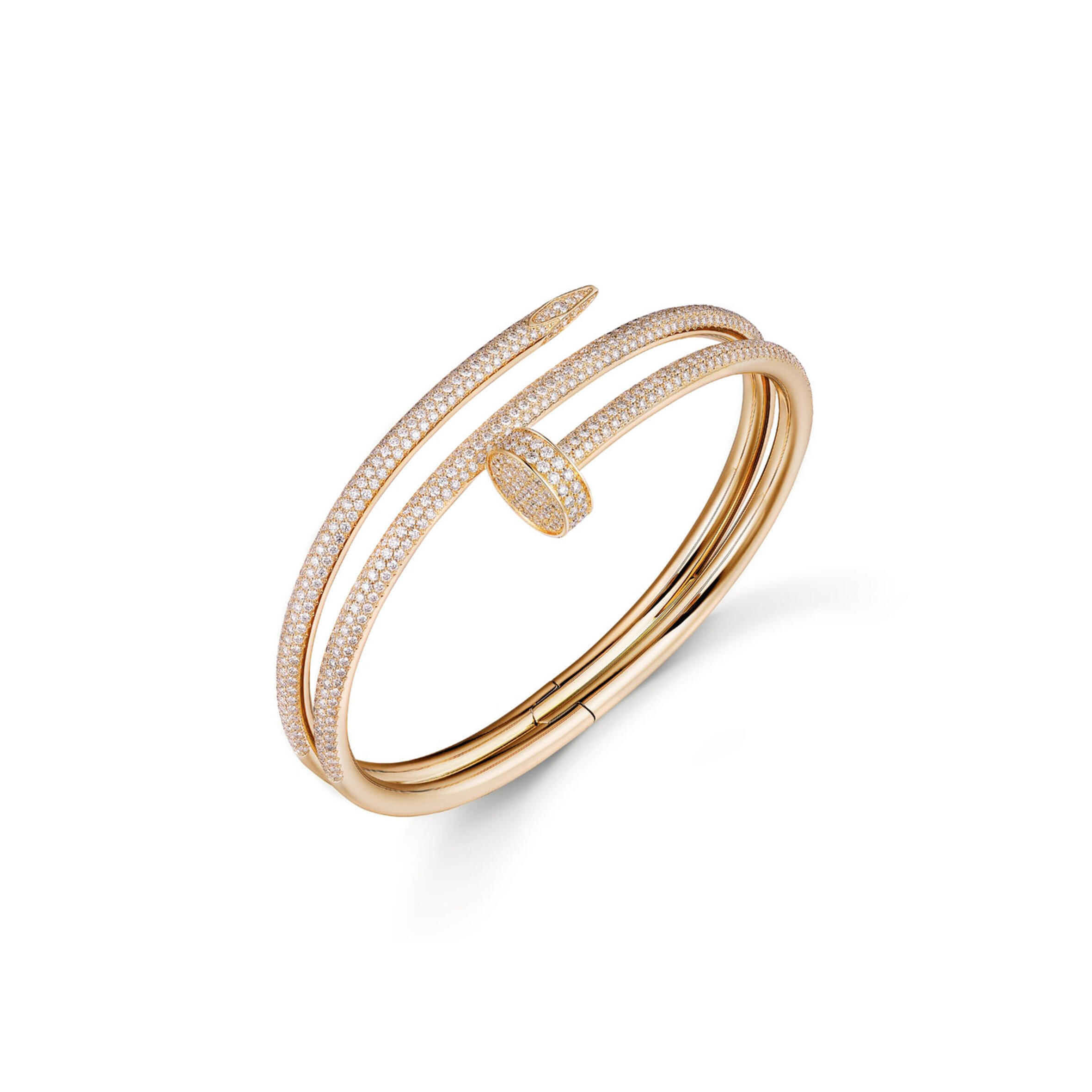 Ca*t*er juste yellow gold un clou bracelet n6708617